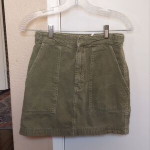 Free People Size 0 Olive Green Women's Skirt